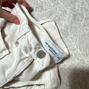 Frame Denim White Flare Jeans